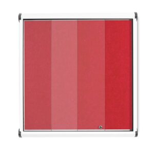 Wall Mounted Indoor Lockable  Glass Notice Board150cm x 120cm (5ft x 4ft)