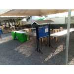Outdoor Canopy Lockable Glass Notice Board 120cm x 90cm (4ft x 3ft) - Image 5