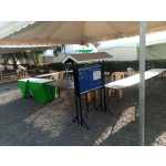 Outdoor Canopy Lockable Glass Notice Board 120cm x 90cm (4ft x 3ft) - Image 2