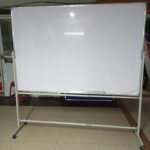 Portable Double-sided Rotational White Board 150cm x 120cm (5ft x 4ft)