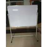 A Free Standing Portable Magnetic White Board on Wheels 120cm x 90cm (4ft x 3ft)