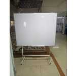 Portable Single-sided White Board on Wheeled Stand 120cm x 120cm (4ft x 4ft) - Image 2