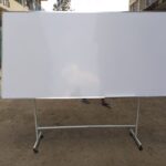 Portable Single-sided Standing White Board 240cm x 120cm (8ft x 4ft)