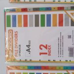 File Dividers PVC Index 1-12