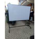 Portable Heavy Duty Rotating White Board on Castor-wheeled Mild Steel Stand 180cm x 120cm (6ft x 4ft) - Image 3