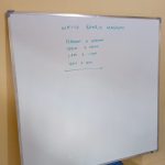 Magnetic White Board 120cm x 120cm (4ft x 4ft)