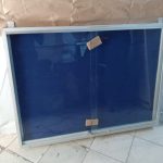 Wall Mounted Glass Sliding Notice Board 150cm x 120cm (5ft x 4ft)