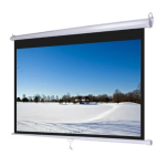 Manual Projector Screen 145cm x 145cm (58Inch x 58Inch)