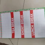 Master Timetable 4Ft x 2Ft