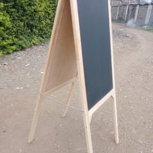 Double-Sided Hotel Menu Black Board