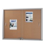 Wall Mounted Sliding Glass Notice Boards