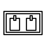 Free Standing Single Sided Glass Notice Boards